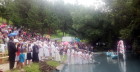 Water Baptism in Corjeuti (Moldova)