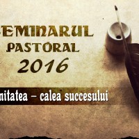 Seminarul Pastoral 2016
