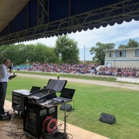 Evanghelizare pe stadionul orașului Edineți